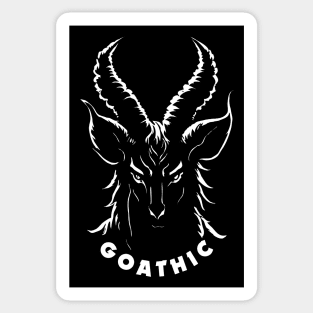 Goathic | Satanic Goat Sticker